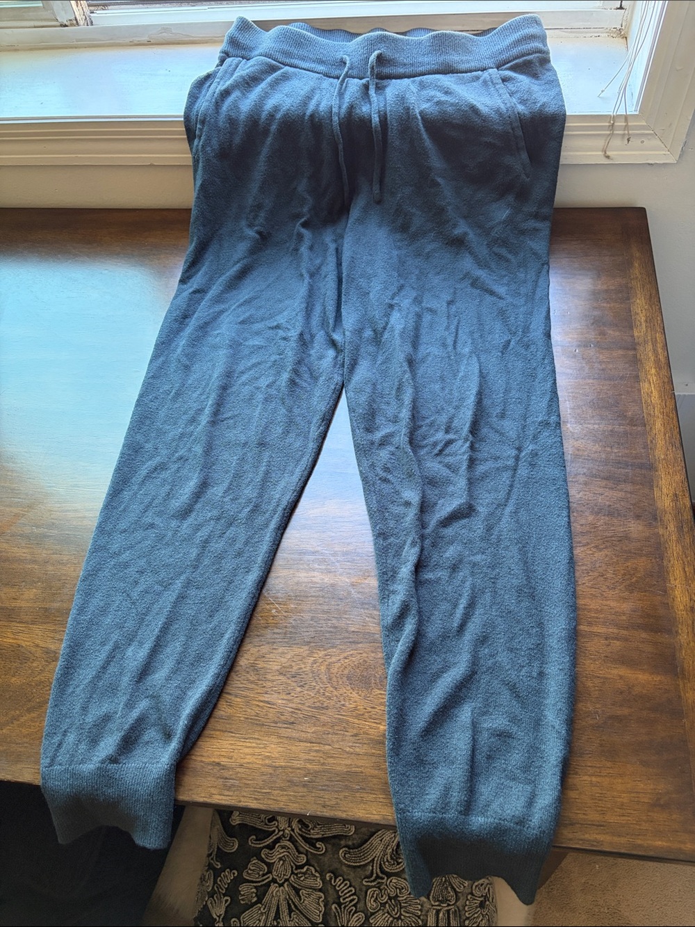 H&M Dark Green Knit Joggers